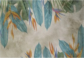 Stílusos Dekoratív Fotótapéta Flizelin Trópusi virágok 152x104 Ragasztó