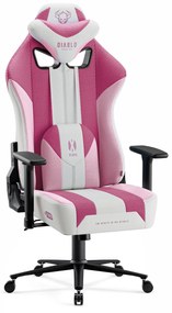 Diablo X-Player 2.0 szövet gamer szék Átlagos méret: Marshmallow Pink/Rózsaszín
