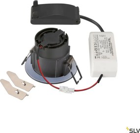 SLV 1007408 TRIA Fürdőszobai Beépíthető Lámpa Fekete LED IP65