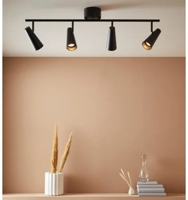 Markslöjd 108202 - Spotlámpa CREST 4xGU10/7W/230V fekete