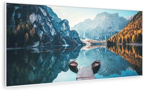 Klarstein Wonderwall Air Art Smart, infravörös hősugárzó, 120 x 60 cm, 700 W, tenger vízszintesen