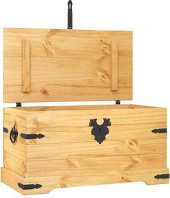 vidaXL mexikói Corona-stílusú fenyőfa tárolóláda 91 x 49,5 x 47 cm