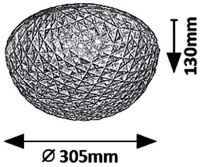 Rabalux 6966 - LED mennyezeti lámpatest JILLIAN LED/18W/230V