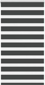 vidaXL zebrafüggönnyel fekete szövetszélesség 65,9 cm poliészter