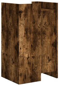 füstös tölgy színű szerelt fa tálalószekrény 45 x 35 x 75 cm