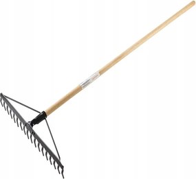 Fűlevélre Erősített Kerti Gereblye Fa Nyéllel