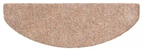 15 db krémszínű öntapadós lépcsőszőnyeg 65x21x4 cm