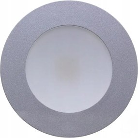 Bútorvilágító kör 2W, 4000K, Szürke