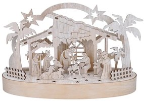 Solight 1v275 - LED karácsonyi dekoráció LED/2xAA/meleg fehér betlehem