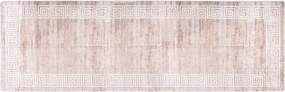 vidaXL bézs csúszásmentes mosható szőnyeg 80 x 300 cm