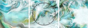 Kép - Absztrakt minták festése (órával) (90x30 cm)