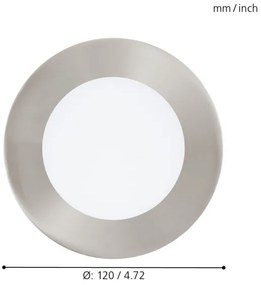 Eglo 32753 - LED RGB dimmelhető süllyesztett lámpatest FUEVA-C LED/5,4W/230V