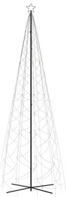 kúp alakú karácsonyfa 1400 színes LED-del 160 x 500 cm