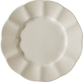 24 részes porcelán étkészlet krém