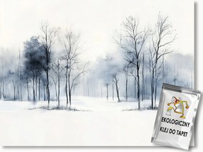 Fotótapéta Flizelina Grafika Tájkép Természet Fák Tél Hó 368x254 ragasztó