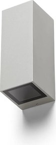RENDL DESMOND II fali lámpa ezüstszürke 230V GU10 2x35W IP44