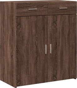 vidaXL barna tölgy színű szerelt fa tálalószekrény 80 x 42,5 x 93 cm