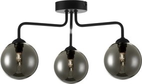 DAR LIGHTING FEY0322-01 FEYA Mennyezeti Csillár Fekete, Füstös G9 IP20