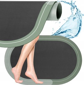 Fürdőszoba Szőnyeg Gyorsan Száradó Nedvszívó Csúszásgátló Szőnyeg A Fürdőszobába