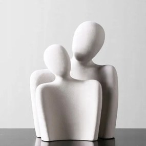 Fehér asztali dísz, 20 x 5,5 x 14,5 cm