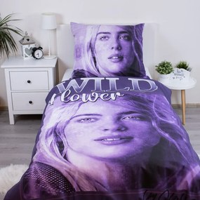 Billie Eilish Wild Flower ágyneműhuzat 140×200cm, 70×90 cm