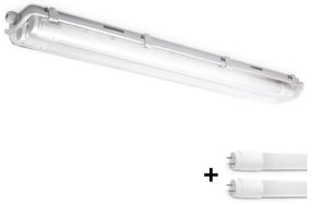 Kobi LED ipari fénycsöves világítás T8 2xG13/9W/230V 4000K IP65 67,5 cm KB0325