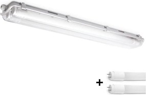LED ipari fénycsöves világítás T8 2xG13/9W/230V 4000K IP65 67,5 cm