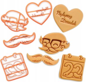 Prémium Kekszlyukasztók Nagypapa És Nagymama Napjára 4 db-os Mini szett