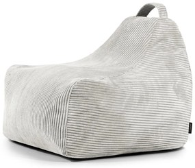 Krémszínű kordbársony gyerek babzsákfotel Game Amuse – SLOWDOWN