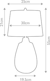 Elstead Lighting NEWHAM NEWHAM-TL-S Asztali lámpa 1x60W/E27