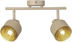 Rabalux beltéri karos spotlámpa e14 2x40w világosbarna fedora