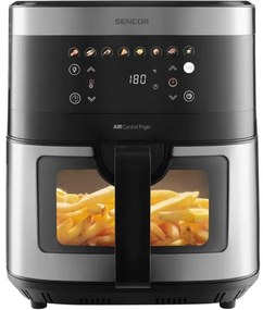 Sencor légkeveréses fritőz 9 l 1700W 230V fekete/matt króm