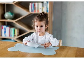 Bear világoskék szilikon tányéralátét, 48 x 25 cm - Kindsgut