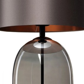 Kaspa SALVADOR BLACK 41122108 Asztali lámpa 1x25W/E27 IP20