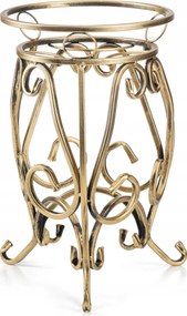 Virágágyás Állvány Fém Álló Terasz Erkély Loft Arany 44,5 CM