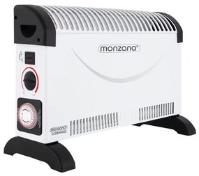 monzana® 2000 W-os fűtőtest időzítővel - fehér