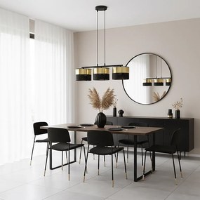 Emibig modern függeszték lux fekete arany emi1649/3
