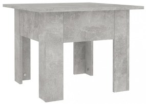 betonszürke szerelt fa dohányzóasztal 55 x 55 x 42 cm