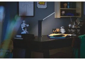 Philips AMBER LED/5W/5V érintős, állítható asztali lámpa, fekete