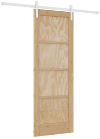 Csúszó Ajtó Természetes és fehér 73.5 x 198.5 cm