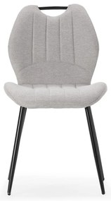 Világosszürke étkezőszék szett 4 db-os Muli – Marckeric