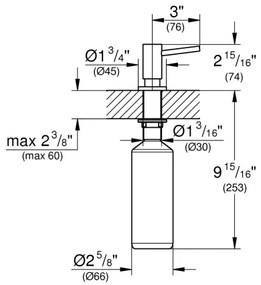 GROHE 40535GL0 - COSMOPOLITAN szappanadagoló, 500 ml, arany