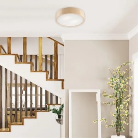 NATURAL mennyezeti lámpa 2xE27/60W/230V, 37 cm fenyő