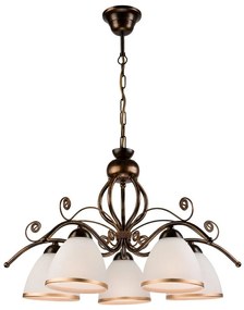 Csillár láncon RETRO II 5xE27/60W/230V