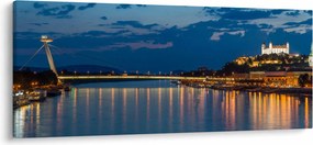 Pozsony képe várral (120x50 cm)