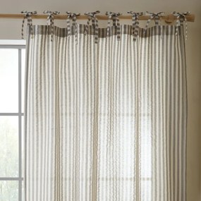 Szürke függöny 140x183 cm Zanzibar Woven Stripe – Pineapple Elephant