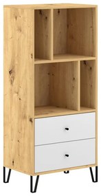 Komód SULA artisan tölgy/fehér