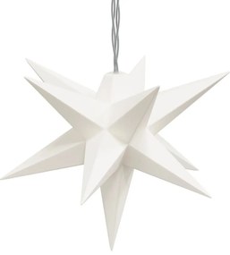 10 db fehér karácsonyi lámpa LED-del 10 cm