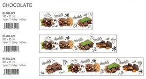 CHOCOLATE öntapadós konyhai poszter, 260x60 cm