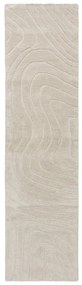 Krémszínű kézi szövésű gyapjú futószőnyeg 60x230 cm Mesmerise Natural – Flair Rugs